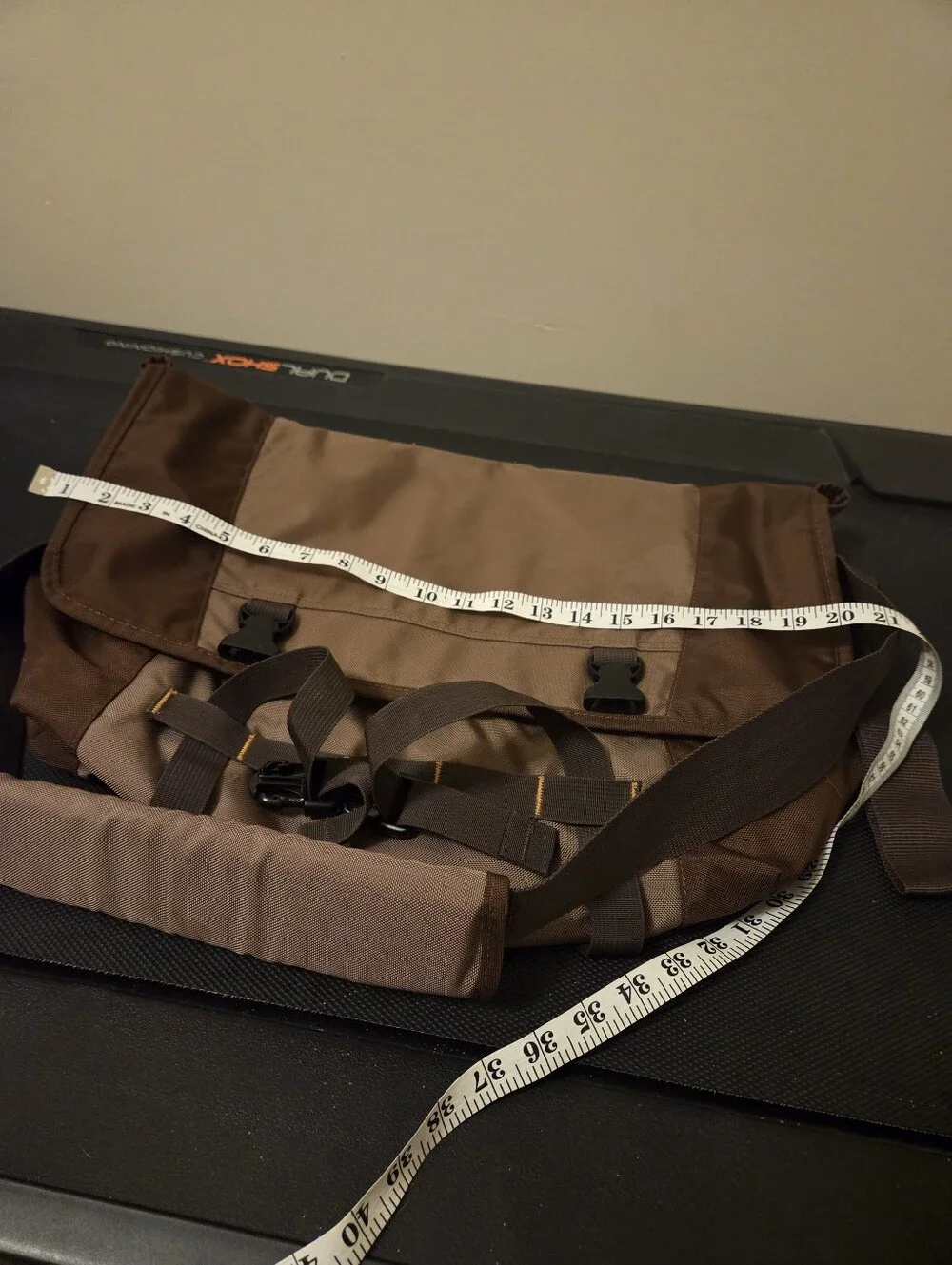 BROWN JANSPORT LAPTOP  MESSENGER Bag